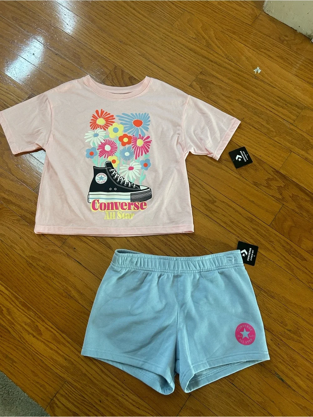 NWT Converse girls 2pcs outfit set